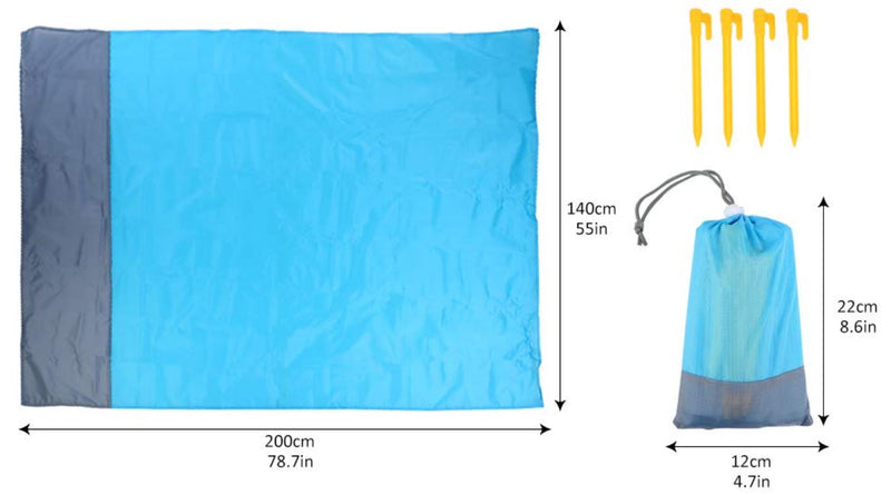 Lightweight packable camping mat Large