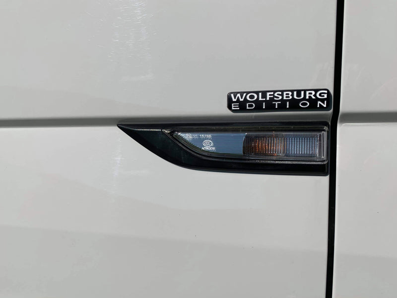Wolfsburg Edition Badge on VW Transporter