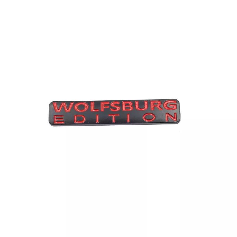 Red & Black Wolfsburg Edition Badge