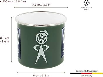 VW Service Enamel Cup/Mug