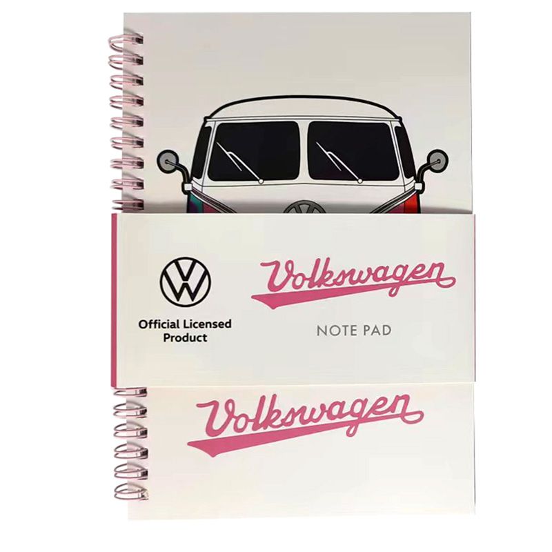 Volkswagen VW T1 Camper Bus Multi Design Spiral Bound A5 Notebook