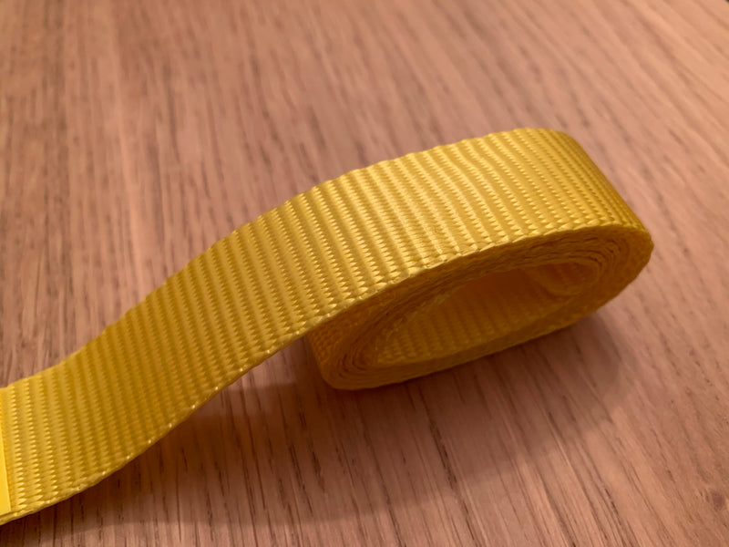 Yellow Cam Buckle Strap