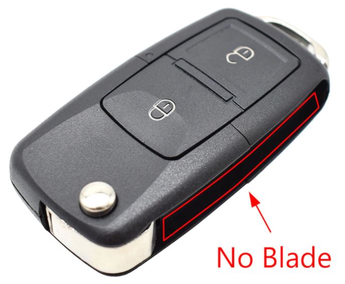 Replacement 2 / 3 Button Remote Key Shell for VW Transporter