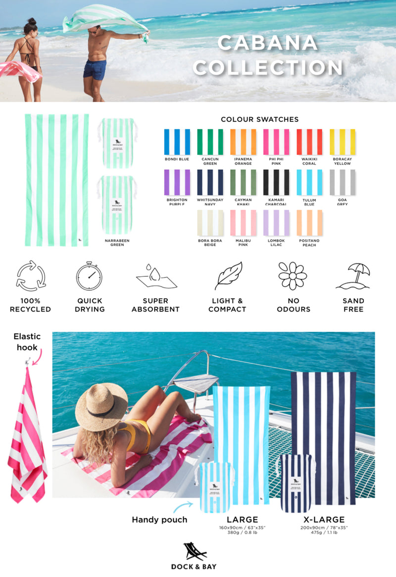 Dock & Bay Cabana Towel Collection