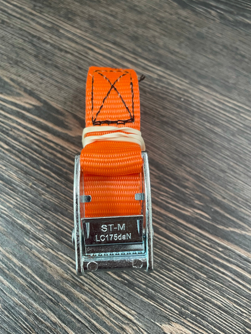 Orange 2m cam buckle strap