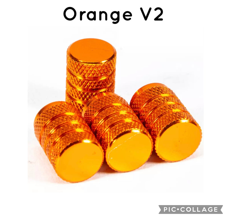 Aluminium Tyre Valve Dust Caps (Set of 4)
