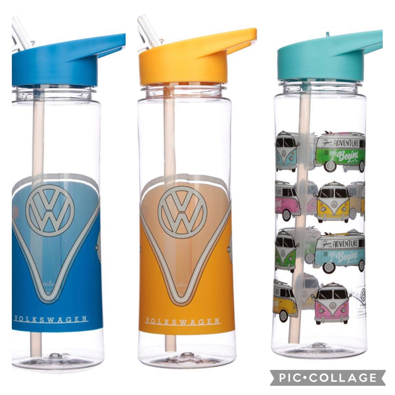 VW T1 Camper Bus Shatterproof 550ml Plastic Water Bottle