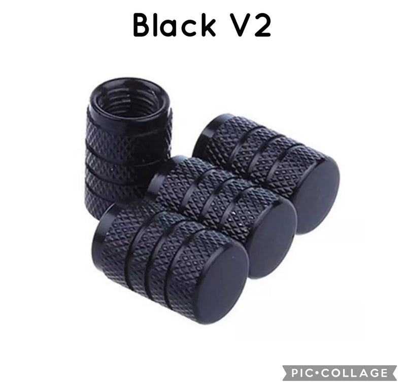 Aluminium Tyre Valve Dust Caps (Set of 4)
