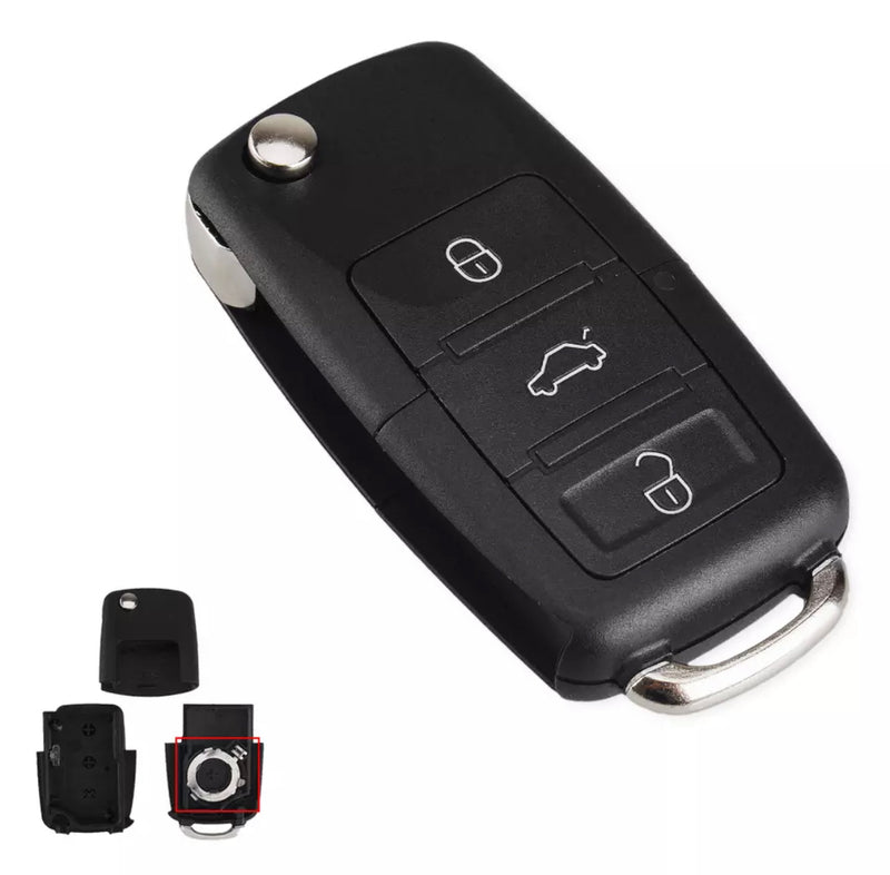 Replacement Key Shell for VW Transporter