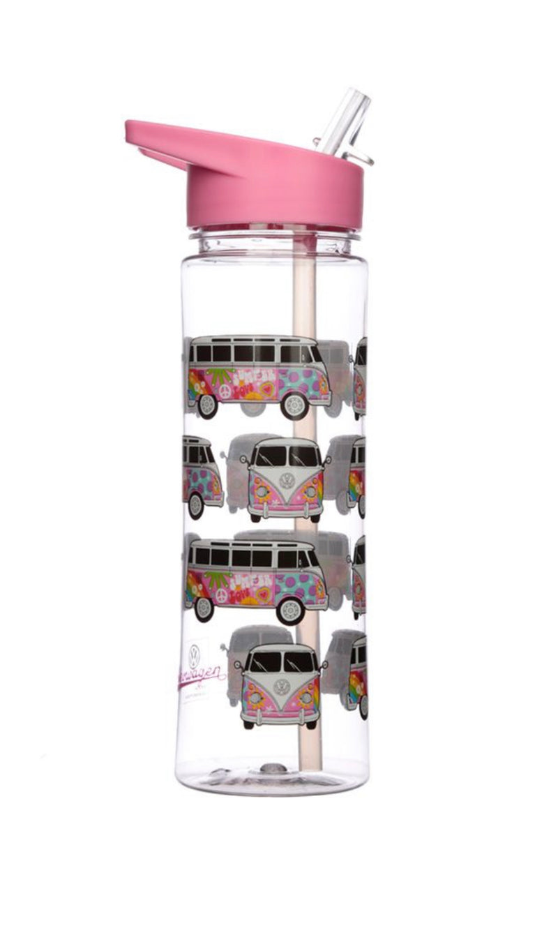 VW T1 Camper Bus Shatterproof 550ml Plastic Water Bottle