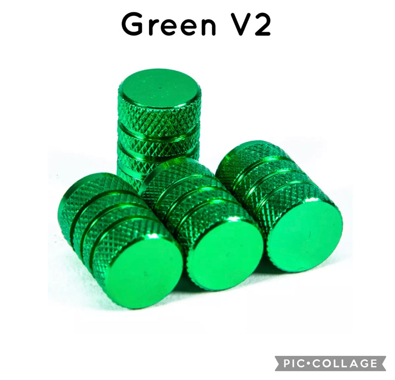 Aluminium Tyre Valve Dust Caps (Set of 4)