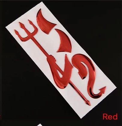 Red Devil Badge Decal