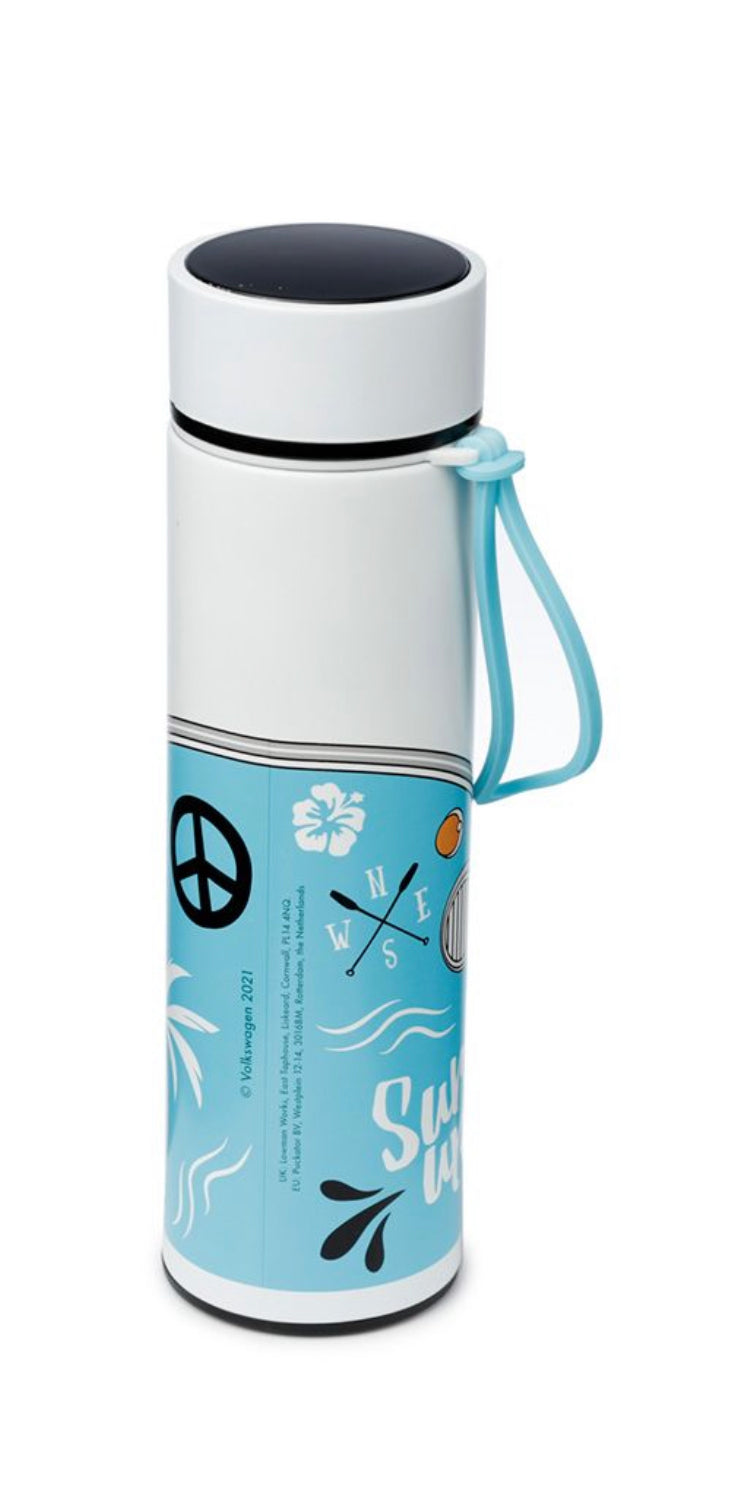 Volkswagen Stainless Steel Insulated Drinks Bottle with Digital Thermometer 450ml