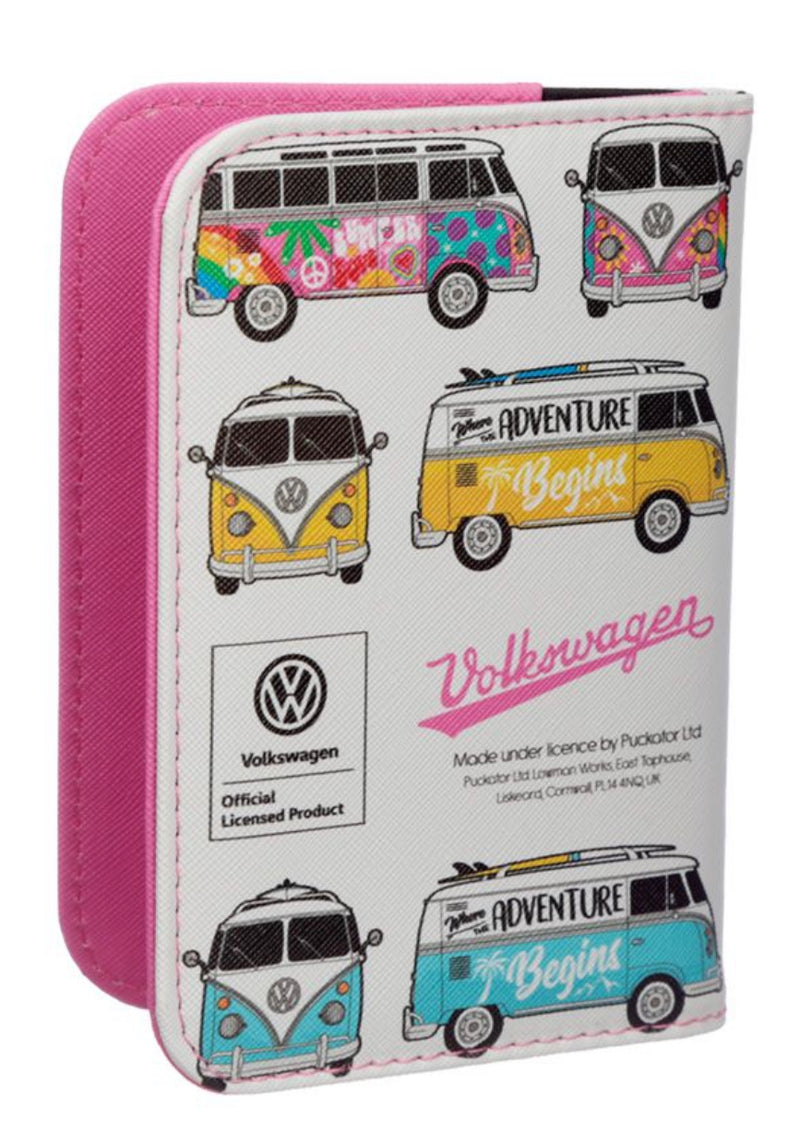Volkswagen VW T1 Camper Bus Passport Holder and Luggage Tag Set