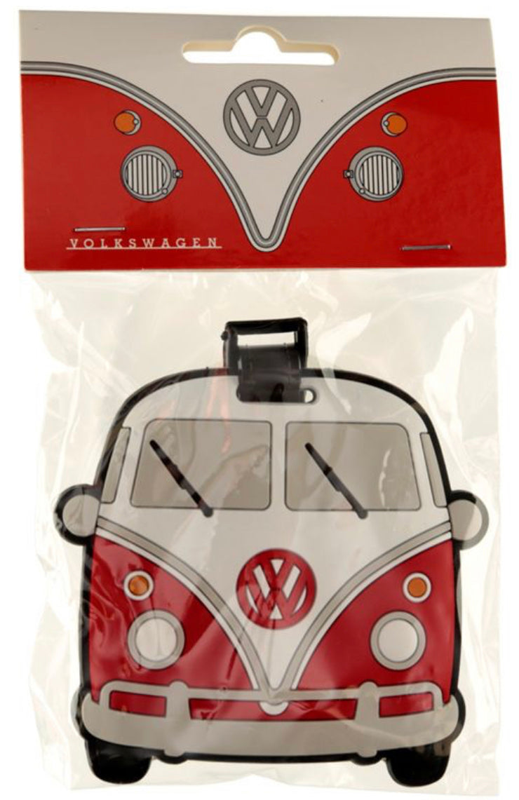 Volkswagen VW T1 Camper Bus PVC Luggage Tag