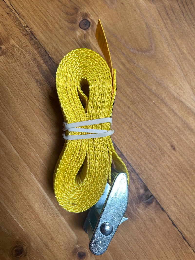 Yellow 2m cam buckle strap