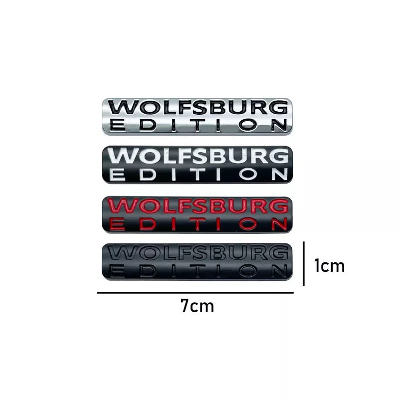 Wolfsburg Edition Badges