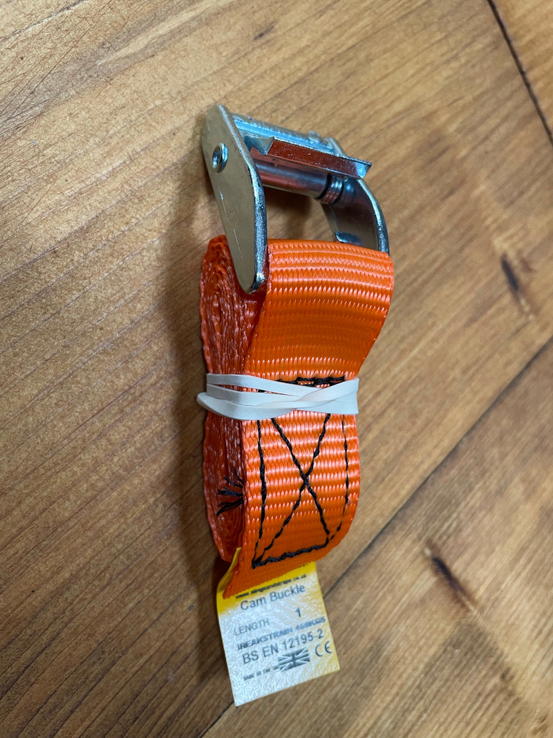 Orange 1m pop top strap