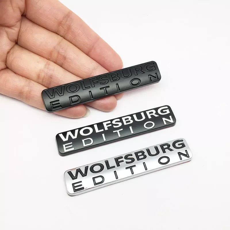 Wolfsburg Edition Badge Black, Silver