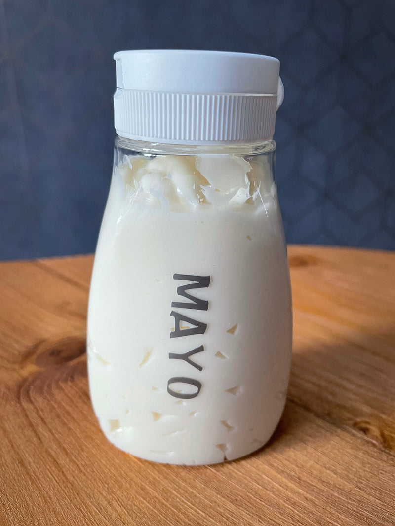 Campervan mayo bottle