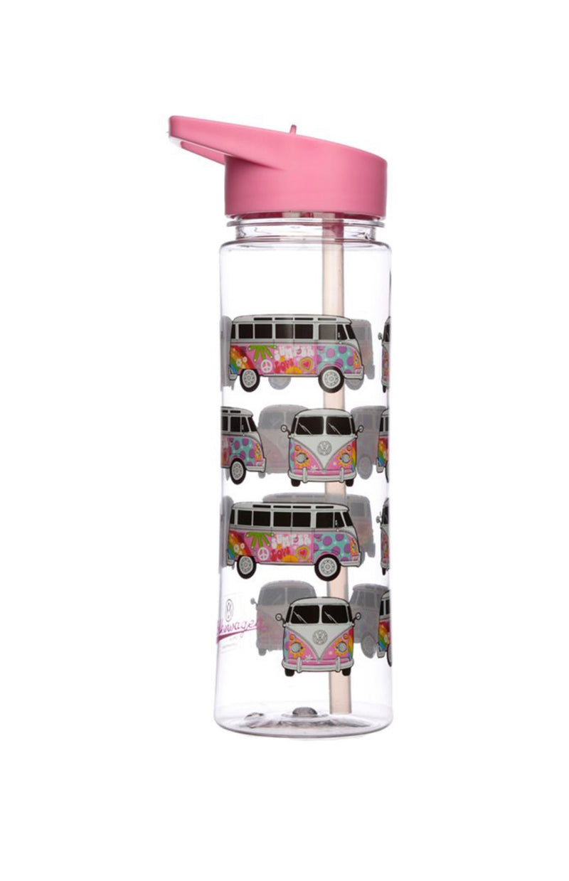 VW T1 Camper Bus Shatterproof 550ml Plastic Water Bottle