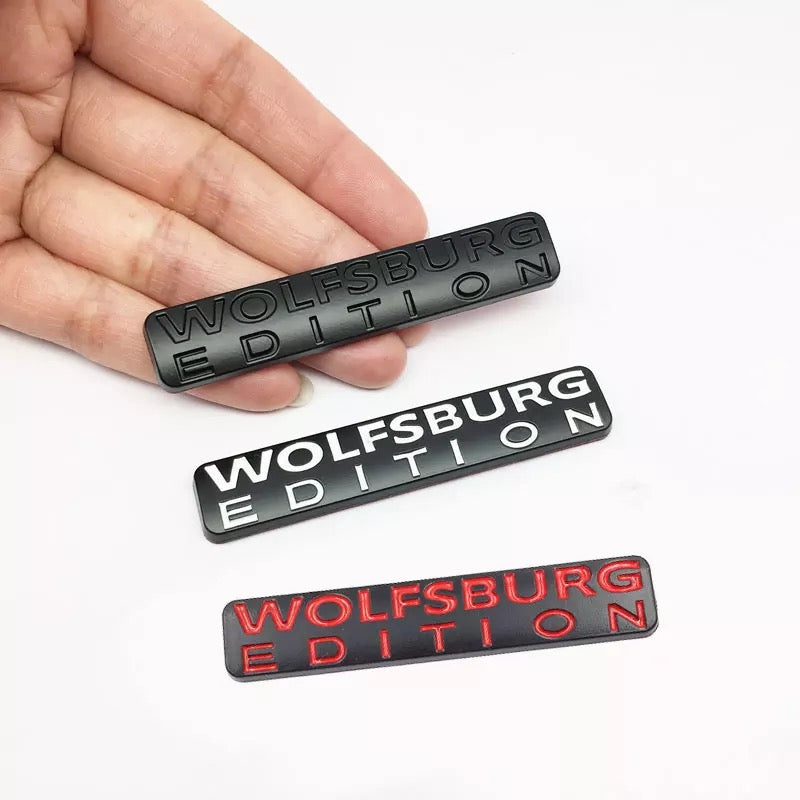 Wolfsburg Edition Badges