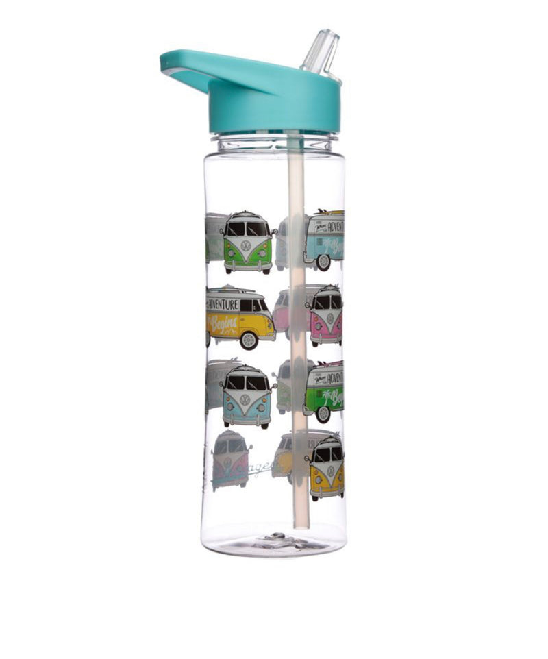 VW T1 Camper Bus Shatterproof 550ml Plastic Water Bottle